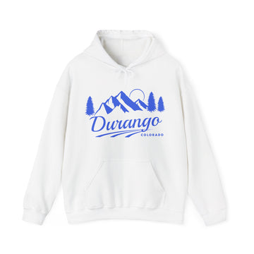 Buy white Durango, Colorado Hoodie - Unisex Mountain Durango Hoodie Sweatshirt