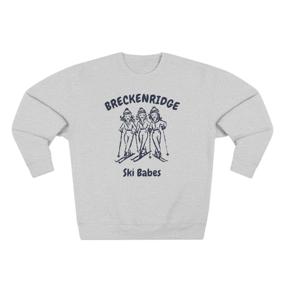 Premium Breckenridge, Colorado Ski Babes Sweatshirt