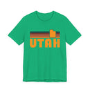 Utah T-Shirt Retro - Adult Unisex Utah T Shirt-14