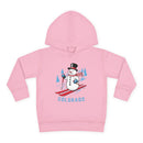 Colorado Toddler Hoodie - Unisex Skiing Snowman Colorado Sweatshirt-4