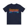 Denver, Colorado Shirt - Mountain Sunset Unisex Denver T-Shirt