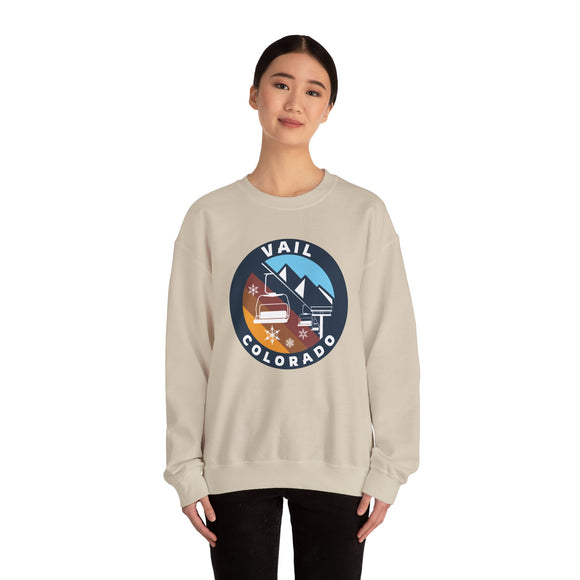 Vail, Colorado Sweatshirt - Ski Lift Vail Crewneck Sweatshirt