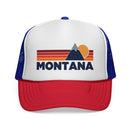 Montana Retro Mountains Trucker Hat - Vintage Style Montana Cap-1