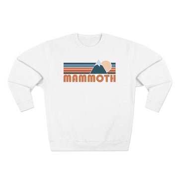 Buy white Premium Mammoth, California Retro Mountain Graphic Sweatshirt