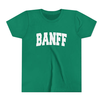 Banff, Canada Youth Graphic Tee - Kids Banff T Shirt - 0