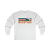 Asheville, North Carolina Long Sleeve Shirt - Retro Unisex Asheville Long Sleeve Tee