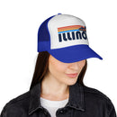 Illinois Retro PWC Boating Trucker Hat - Vintage Style Illinois Cap-14