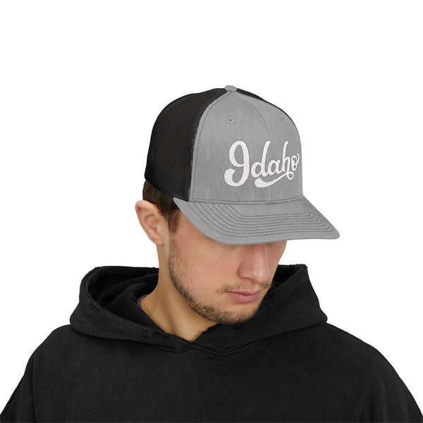 Idaho Snapback Trucker Cap - Embroidered Idaho Hat