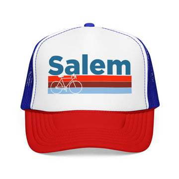 Salem, Oregon Trucker Hat - Foam Salem Bike Cap