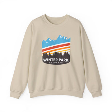 Buy sand Winter Park, Colorado Sweatshirt - Unisex Retro Crewneck Winter Park Sweatshirt