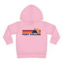 Fort Collins, Colorado Toddler Hoodie - Unisex Mountain Fort Collins Pullover Sweatshirt, Kids Hooded Jumper, Colorado Souvenir-4