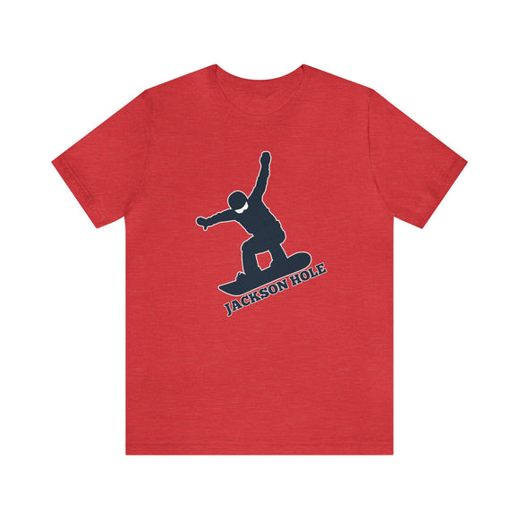 Jackson Hole, Wyoming T-Shirt - Snowboard Unisex Jackson Hole Shirt