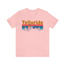 Telluride, Colorado Shirt - Mountain Sunset Unisex Telluride T-Shirt-10