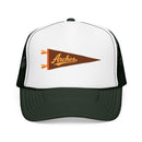 Arches National Park Pennant Trucker Hat — Vintage Foam Mesh Cap-4