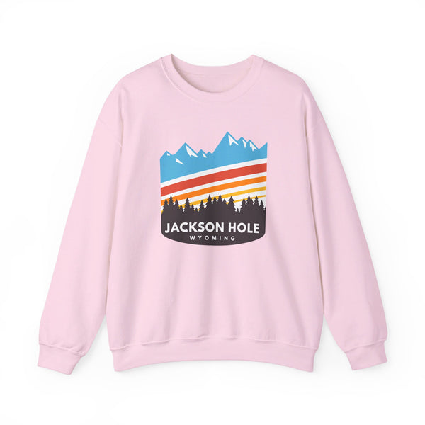 Jackson Hole, Wyoming Sweatshirt - Unisex Retro Crewneck Jackson Hole Sweatshirt