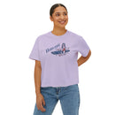 Hawaii Surfer Girl Tee | 100% Cotton Women's Boxy Tee-11