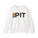 Pittsburgh, Pennsylvania PIT Retro Stripe Sweatshirt-1