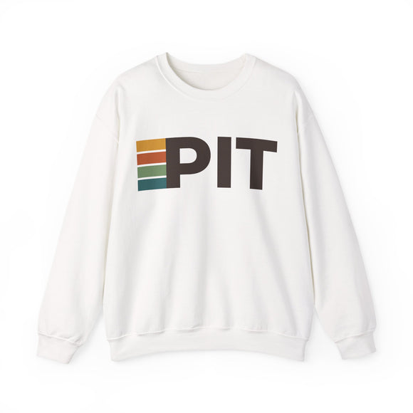 Pittsburgh, Pennsylvania PIT Retro Stripe Sweatshirt