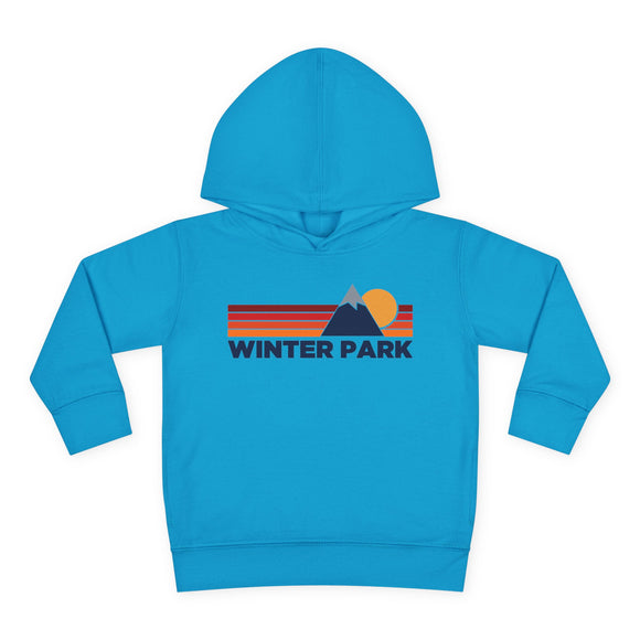 Winter Park, Colorado Toddler Hoodie - Unisex Mountain Winter Park Pullover Sweatshirt, Kids Hooded Jumper, Colorado Souvenir