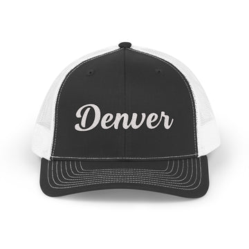 Denver, Colorado Snapback Trucker Cap - Embroidered Denver Hat - 0