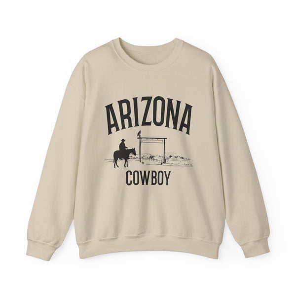 Arizona Sweatshirt - Mountain Cowboy Graphic Crewneck