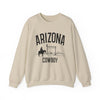 Arizona Sweatshirt - Mountain Cowboy Graphic Crewneck