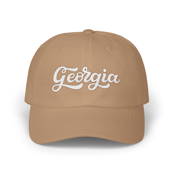 Georgia Dad Hat - Embroidered Georgia Classic Dad Cap