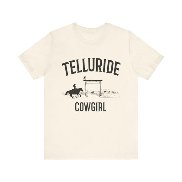 Telluride, Colorado Cowgirl Graphic Tee