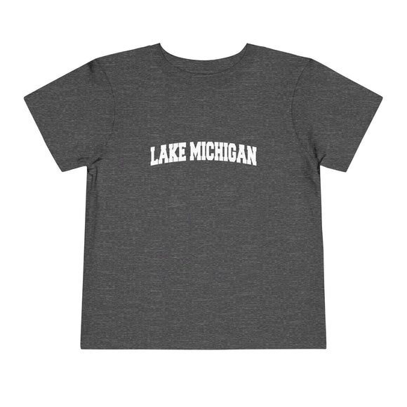 Lake Michigan Toddler Graphic Tee - Kids Lake Michigan Vacation T-Shirt