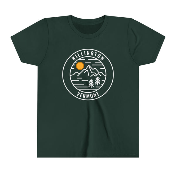 Killington, Vermont Youth Shirt - Retro Mountain Killington Kid's T-Shirt