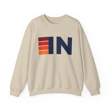 Indiana Retro Sweatshirt | Retro Stripes Indiana - 0
