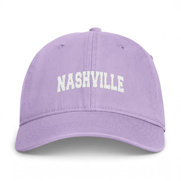 Buy orchid Nashville, Tennessee Washed Baseball Cap - Vintage Coastal Comfort Colors