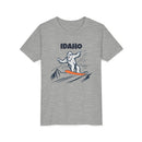 Idaho Yeti Snowboard Youth Tee - Kids Skiing Shirt-3