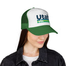 Utah Retro Trees Trucker Hat - Vintage Style Utah Cap-10