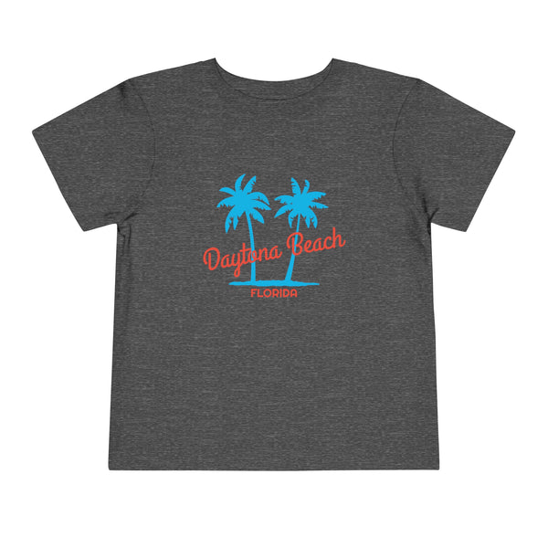 Daytona Beach, Florida Toddler T-Shirt - Retro Palm Tree Toddler Daytona Beach Shirt