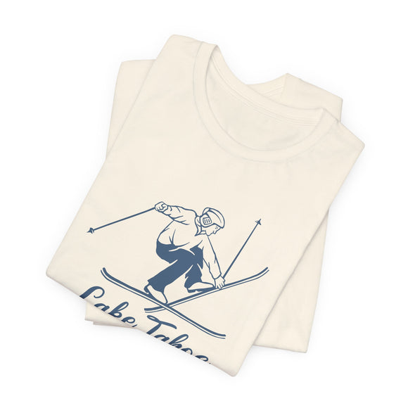 Lake Tahoe, California T Shirt - Vintage Ski Graphic Tee