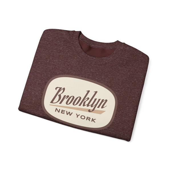 Brooklyn, New York Sweatshirt - Unisex Retro Crewneck Brooklyn Sweatshirt