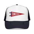 Tennessee Pennant Trucker Hat — Retro Flag Foam Cap-4
