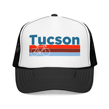 Buy black-white Tucson, Arizona Trucker Hat - Foam Tucson Bike Cap