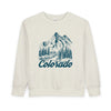 Colorado Toddler Sweatshirt - Colorado Toddler Crewneck Sweatshirt