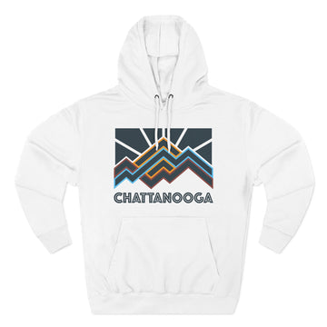 Chattanooga, Tennessee Hoodie - Retro Mountain Unisex Sweatshirt - 0