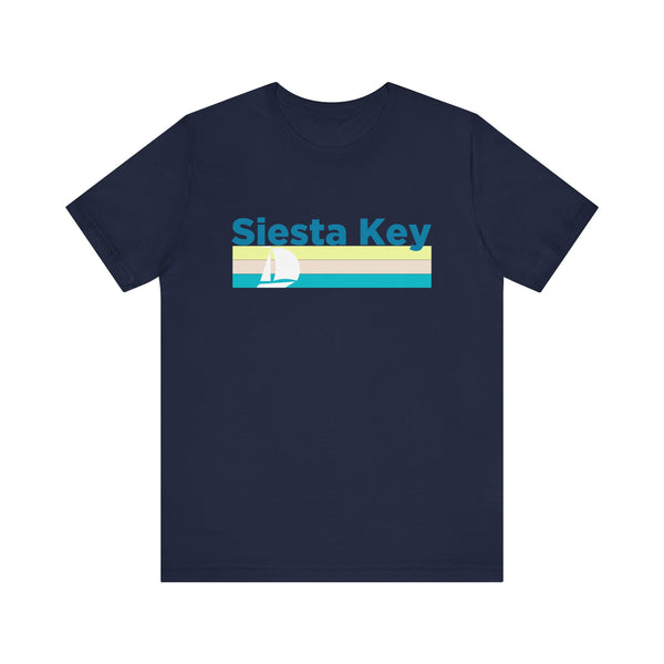 Siesta Key, Florida T Shirt - Sailboat Graphic Tee