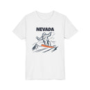 Nevada Yeti Snowboard Youth Tee - Kids Skiing Shirt-2