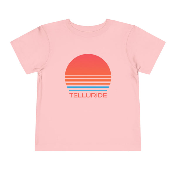 Telluride, Colorado Toddler T-Shirt - Retro 80s Toddler Telluride Shirt