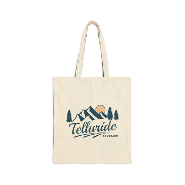 Telluride, Colorado Cotton Canvas Tote Bag - 15