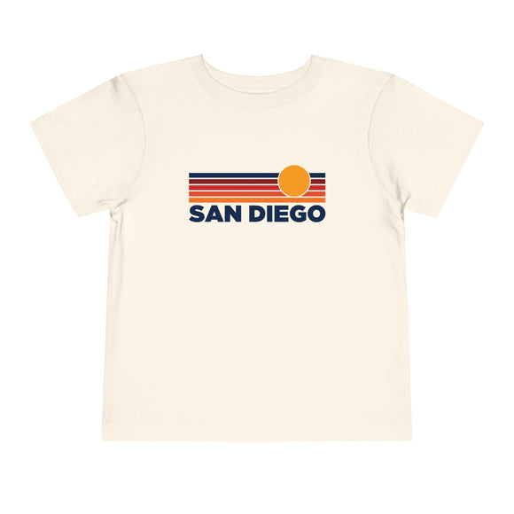 San Diego, California Toddler T-Shirt - Retro Sun Tee