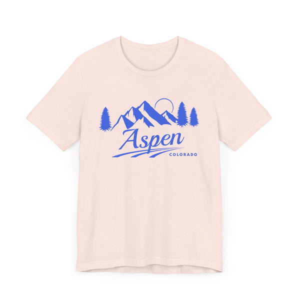 Aspen, Colorado T-Shirt - Retro Mountain Unisex Aspen Shirt