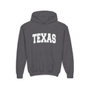 Texas Youth Hoodie - Kids Texas Hooded Sweatshirt-3