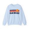 Hawaii Sweatshirt Retro Sun Unisex - Vintage Hawaii Inspired Warm Pullover Jumper