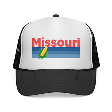 Missouri Retro Corn and Farm Trucker Hat - 0